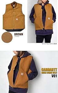 Carhartt カーハート　ブラウンベスト Lサイズ 18 アメリカ製 Carhartt ダックベスト ブラウン Size (L) – frgeek